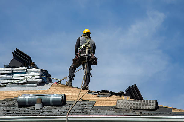 Professional Roofing technician working in Cove City, NC